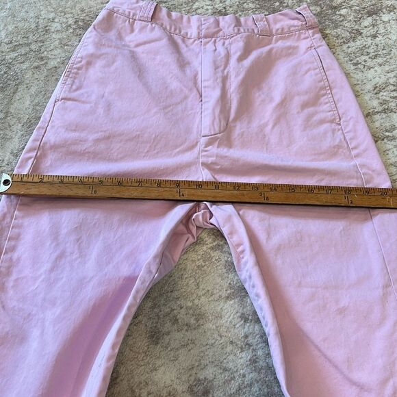 BDG pink washed high waisted cropped khaki jeans, size 2 - Picture 6 of 8